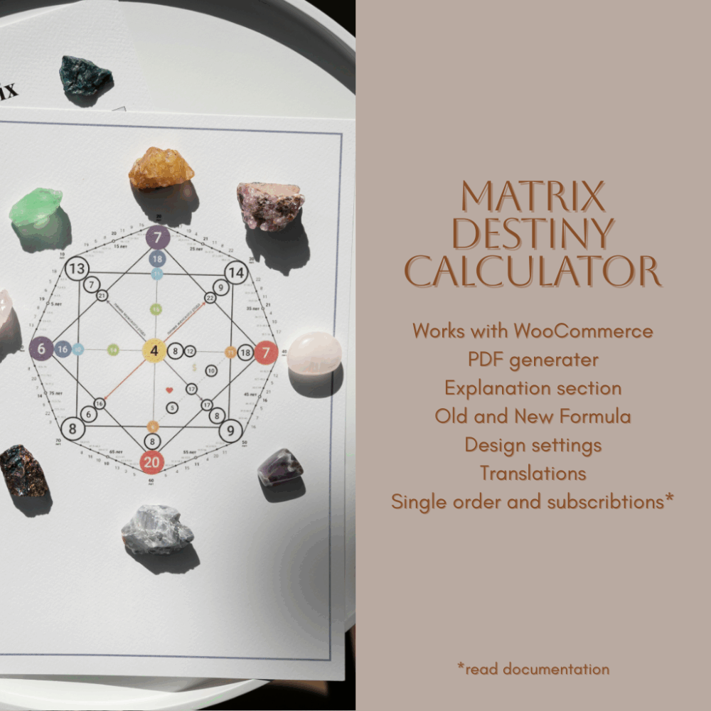 Matrix Destiny Calculator for WordPress