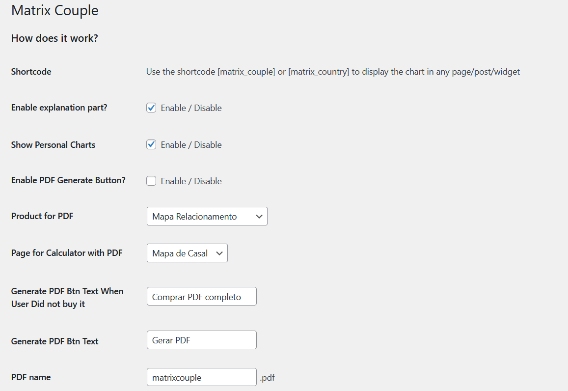 Matrxi Couple Compatibility Calculator with WooCommerce and PDF Generator - Image 2