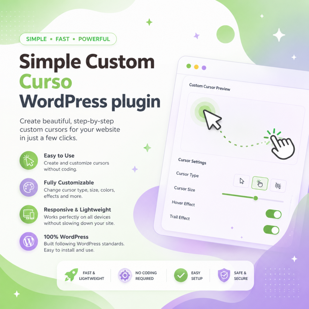 Custom Cursor for WordPress