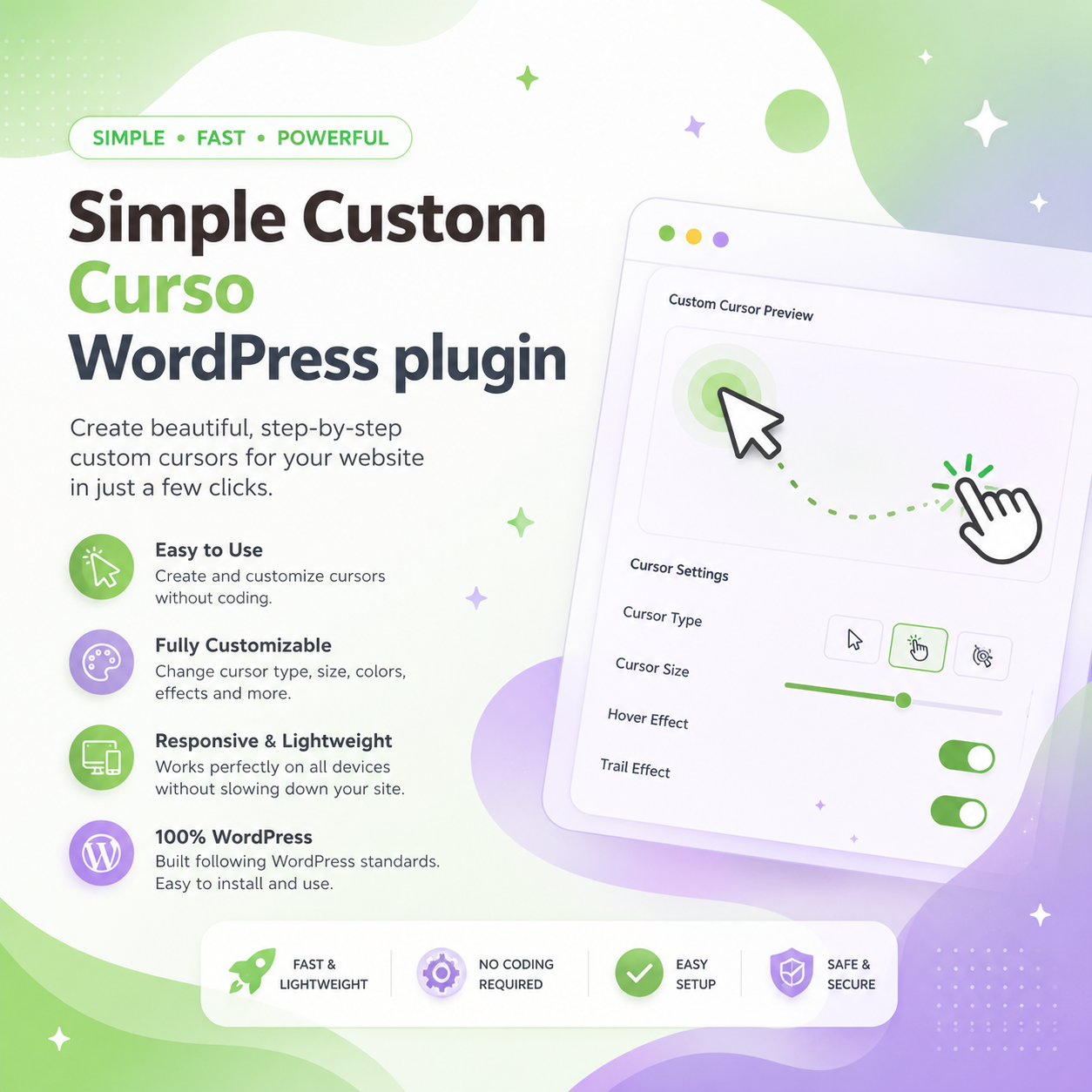 Custom Cursor for WordPress