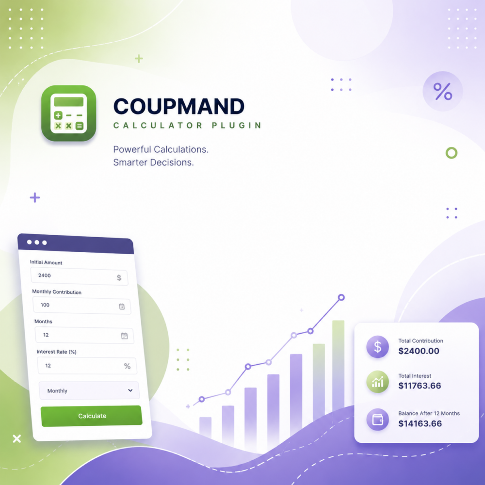 Compounding Gains Calculator for WordPress