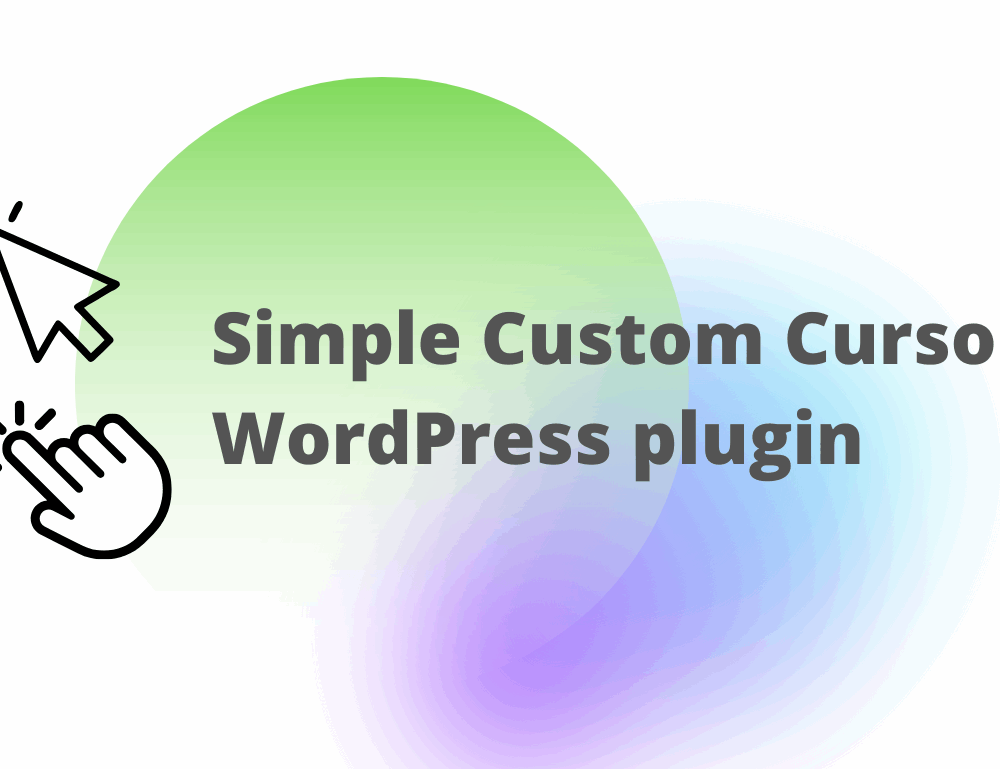 Custom Cursor for WordPress