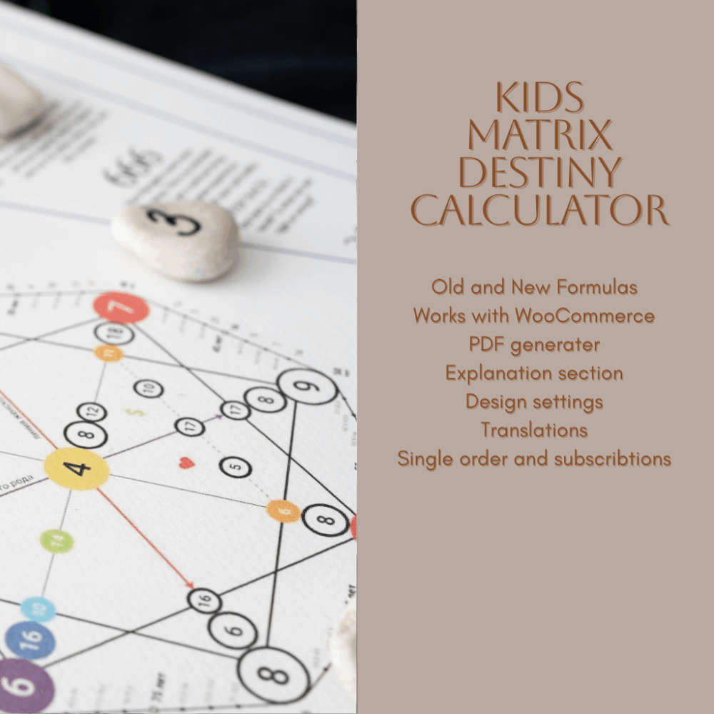 Matrix Destiny Kids calculator for WordPress