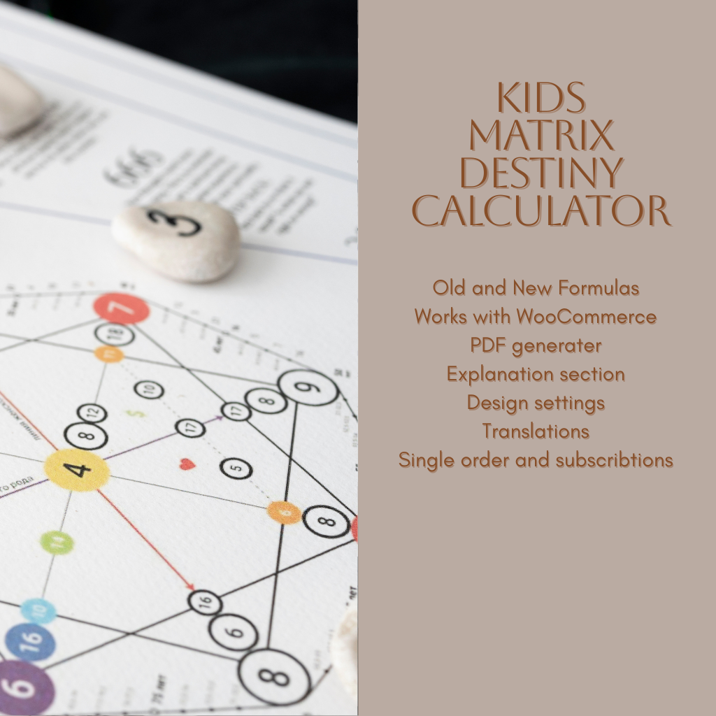 Matrix Destiny Kids calculator for WordPress